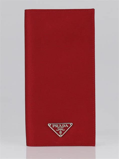 prada nylon checkbook cover|prada card case sale.